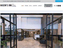 Tablet Screenshot of maximinn.com